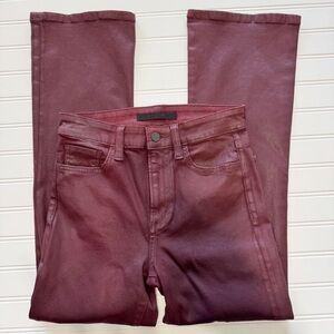 Joe's Jeans Callie Coated High Waist Ankle Bootcut Jeans - Size 25